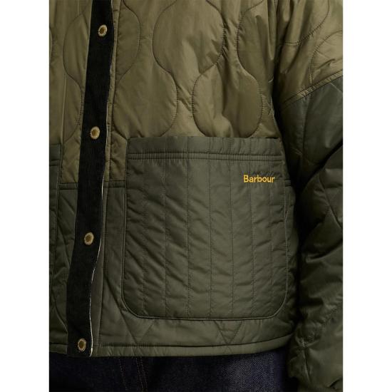 26FW 바버 봄버 자켓 LQU1922 OL71 GREEN NEUTRALS - BARBOUR