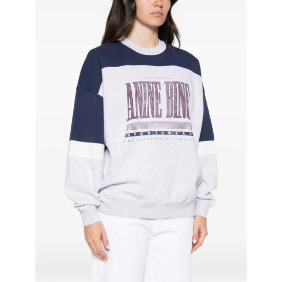 26FW 애니빙 긴팔 티셔츠 A 23 13090 GRY1 GREY BLUE - ANINE BING