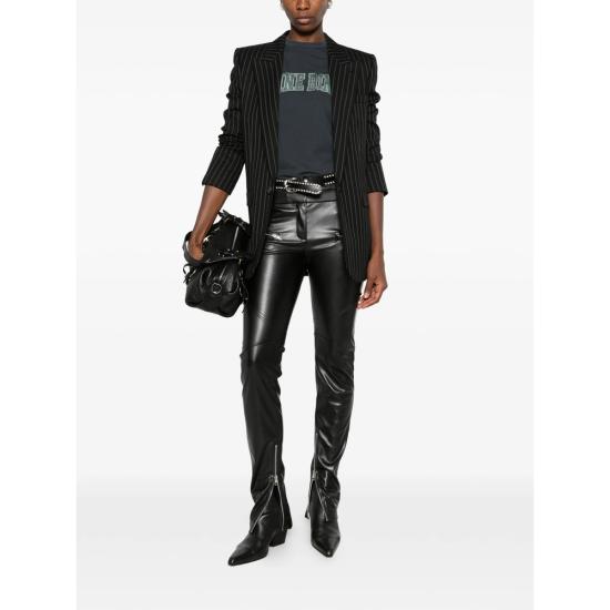 26FW 애니빙 탑 A 08 12851 WBL1 BLACK - ANINE BING
