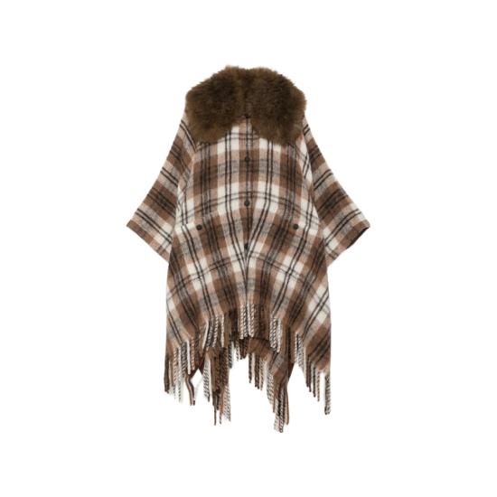 26FW 몽클레어 케이프 599ZW 3G000 03 F22 BROWN NEUTRALS