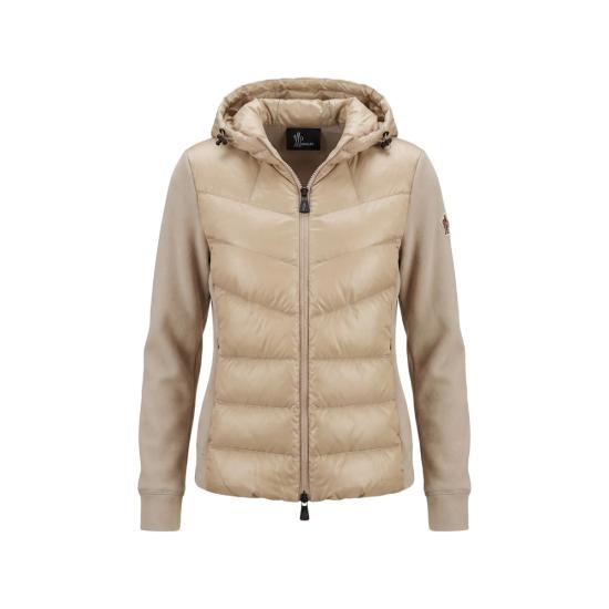 26FW 몽클레어 패딩 코튼 집업 카디건 80093 8G000 17 23P NEUTRALS