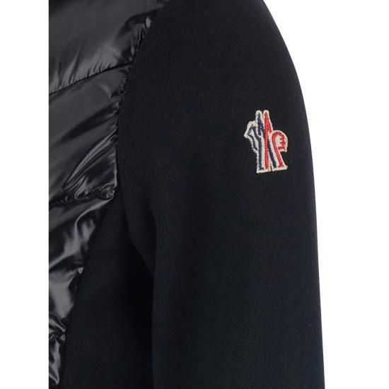 26FW 몽클레어 패딩 코튼 집업 카디건 80093 8G000 17 999 BLACK - MONCLER
