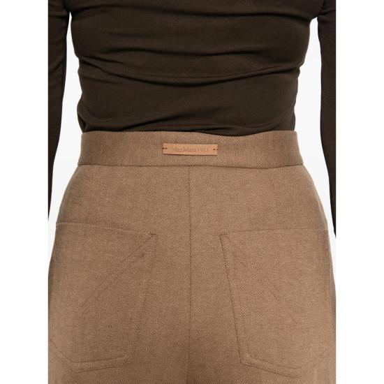 26FW 막스마라 팔라초 팬츠 MXMUGOLA 226F 001 BROWN - MAX MARA