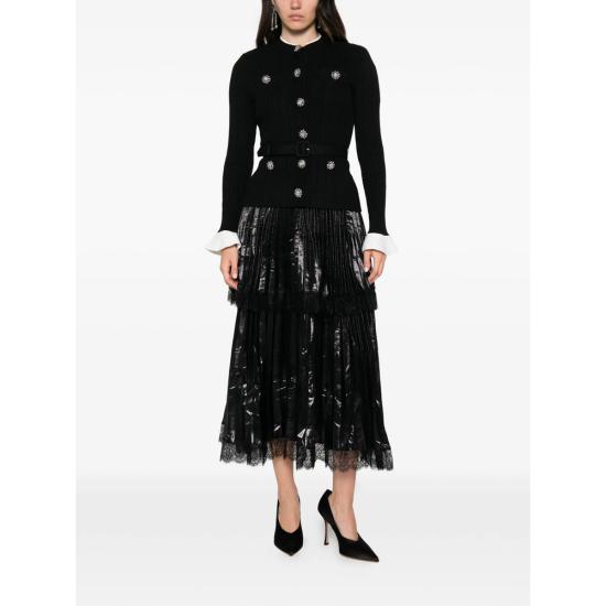 26FW 셀프 포트레이트 원피스 SC26 009MA B BLACK - SELF PORTRAIT