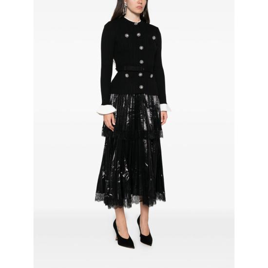 26FW 셀프 포트레이트 원피스 SC26 009MA B BLACK - SELF PORTRAIT