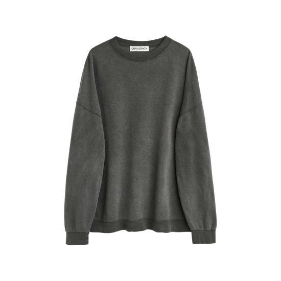 26FW 아워레가시 SLACK 슬랙 스웨트셔츠 M2266SW BLACK GREY