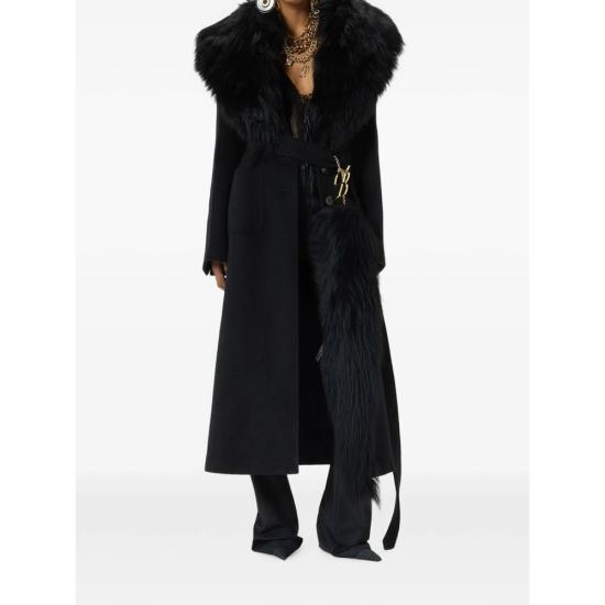 26FW 블루마린 코트 RF6014 T901A D3104 BLACK - BLUMARINE