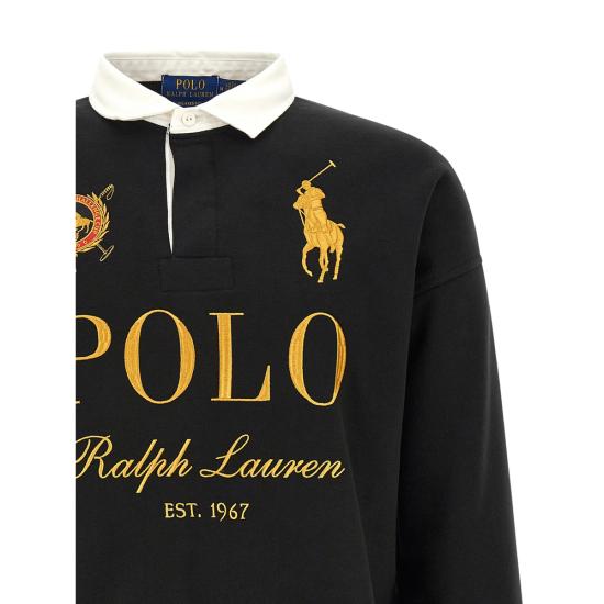 26FW 랄프 로렌 폴로 티셔츠 710B28609001 BLACK - RALPH LAUREN