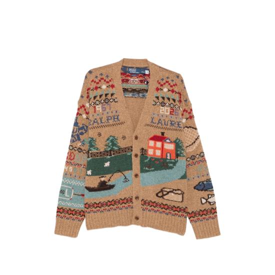 26FW 랄프 로렌 가디건 710B23902001 TANMU NEUTRALS