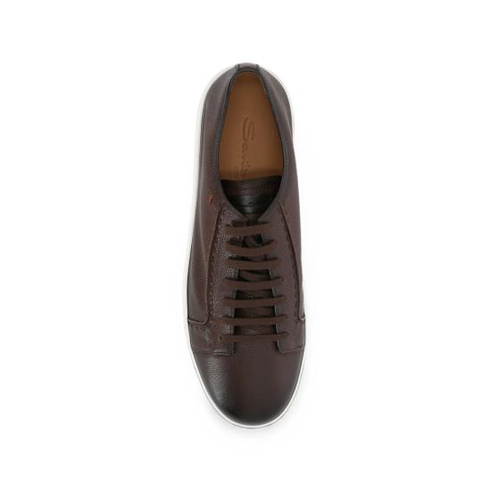 26FW 산토니 스니커즈 MBCD22223BARK EVRT50 BROWN - SANTONI