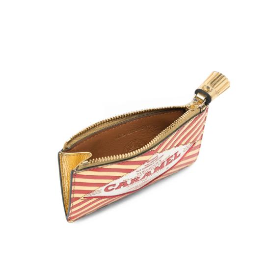 26FW 안야힌드마치 지갑 208239 AW260125 GOLD RED GOLD - ANYA HINDMARCH