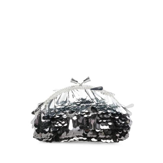 26FW 안야힌드마치 클러치/파우치 208888 AW260175 SILVE BLACK