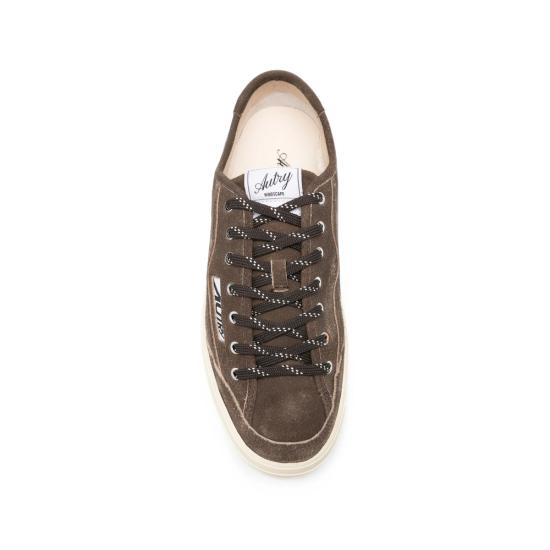 26FW 오트리 WINDSCAPE 로우 스니커즈 캔버스 SCLM KQ02 BROWN - AUTRY