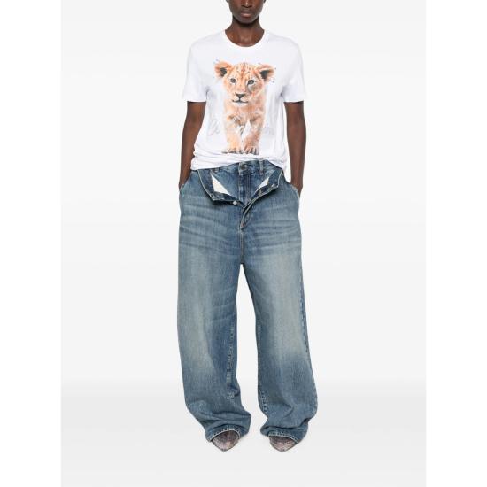 26FW 블루마린 탑 RF6112 JS923 11111 WHITE - BLUMARINE