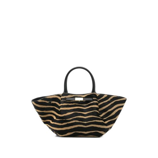 26FW 드멜리어 토트백 N81MIDI NEW YO CALFHAIR ZEBRA BLACK NEUTRALS
