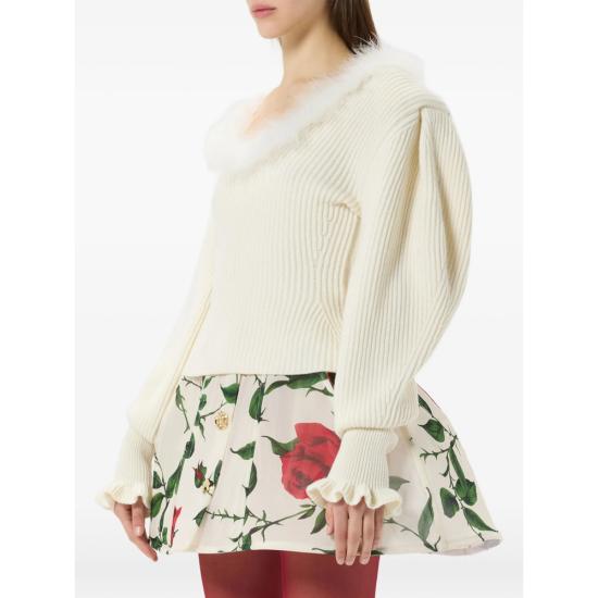 26FW 블루마린 자켓 RF6193 MAB39 X0817 WHITE - BLUMARINE
