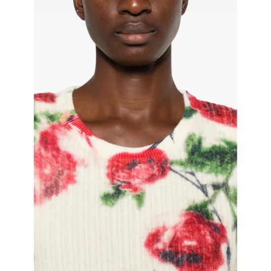 26FW 블루마린 탑 RF6201 MAB38 L9636 NEUTRALS RED - BLUMARINE