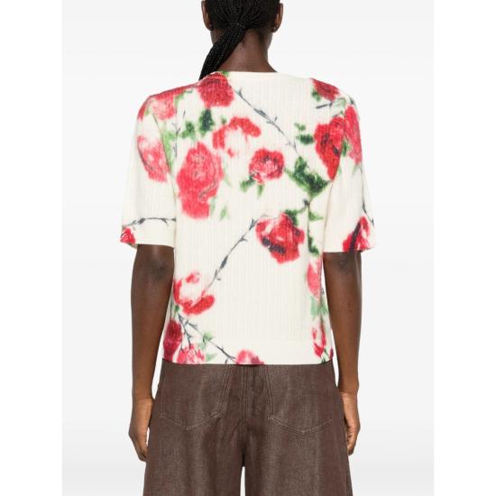 26FW 블루마린 탑 RF6201 MAB38 L9636 NEUTRALS RED - BLUMARINE