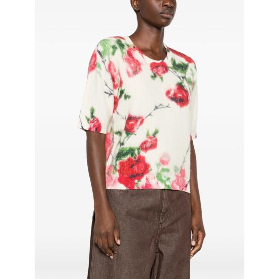 26FW 블루마린 탑 RF6201 MAB38 L9636 NEUTRALS RED - BLUMARINE