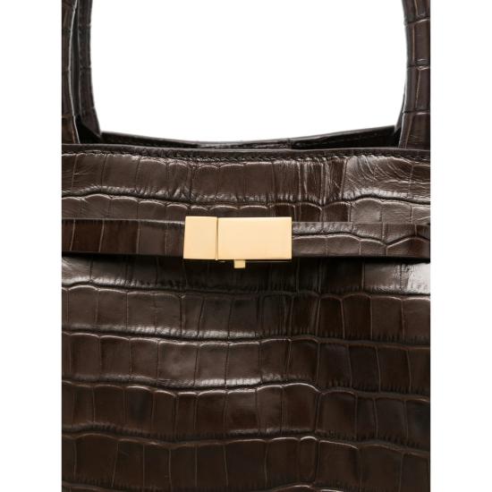 26FW 드멜리어 토트백 N81MIDI NEW YO CROCEFFECT DKCHO BROWN - DEMELLIER