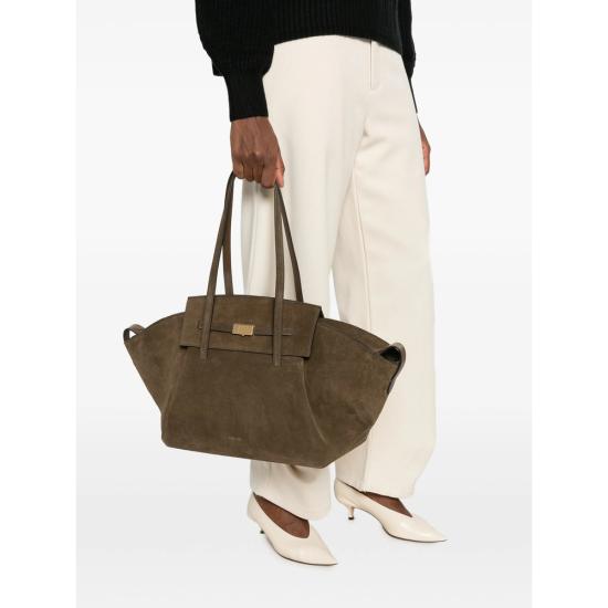 26FW 드멜리어 숄더백 D191THE BROOKL SUEDESMOOT HAZEL BROWN - DEMELLIER