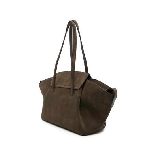 26FW 드멜리어 숄더백 D191THE BROOKL SUEDESMOOT HAZEL BROWN - DEMELLIER