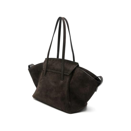 26FW 드멜리어 토트백 D191THE BROOCK SUEDESMOOT DKCHO BROWN - DEMELLIER