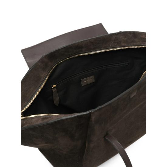 26FW 드멜리어 토트백 D191THE BROOCK SUEDESMOOT DKCHO BROWN - DEMELLIER