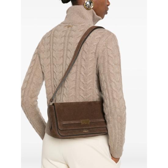 26FW 드멜리어 크로스백 N171NEW YORK C SUEDESMOOT MOCHA BROWN - DEMELLIER