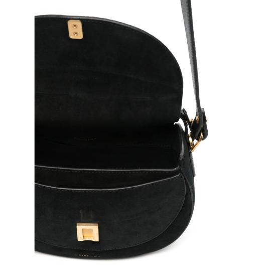 26FW 드멜리어 크로스백 N127SIENA SADD SUEDESMALL BLACK - DEMELLIER
