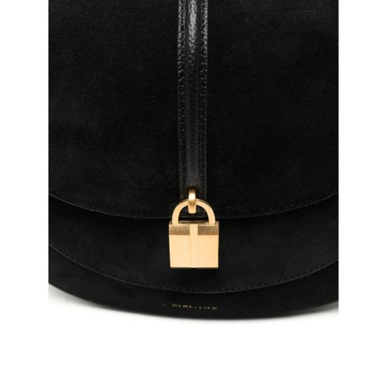 26FW 드멜리어 크로스백 N127SIENA SADD SUEDESMALL BLACK - DEMELLIER