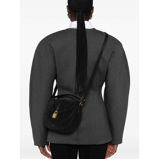 26FW 드멜리어 크로스백 N127SIENA SADD SUEDESMALL BLACK - DEMELLIER
