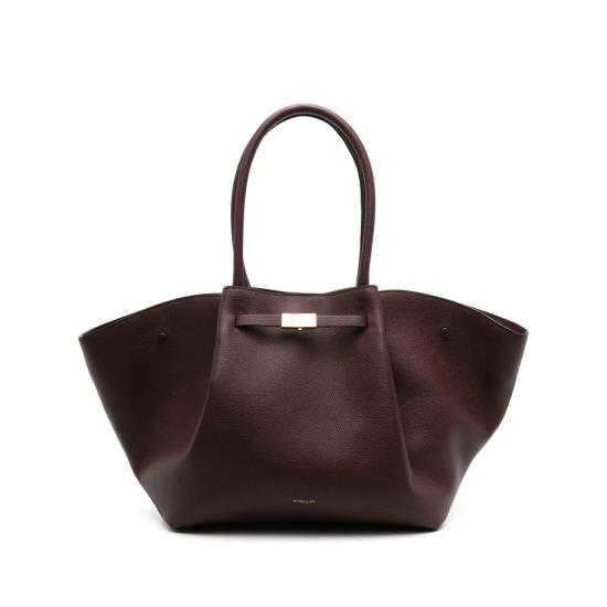 26FW 드멜리어 토트백 D90 NEW YORK SMALLGRAIN BURGU RED