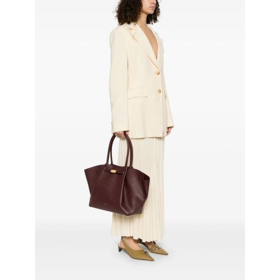 26FW 드멜리어 토트백 D90 NEW YORK SMALLGRAIN BURGU RED - DEMELLIER