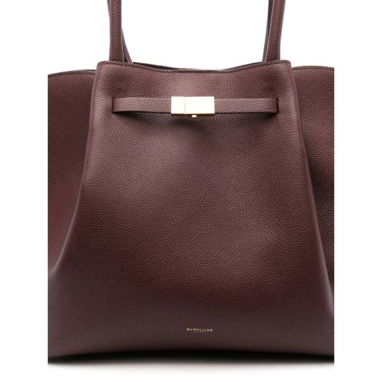 26FW 드멜리어 토트백 D90 NEW YORK SMALLGRAIN BURGU RED - DEMELLIER