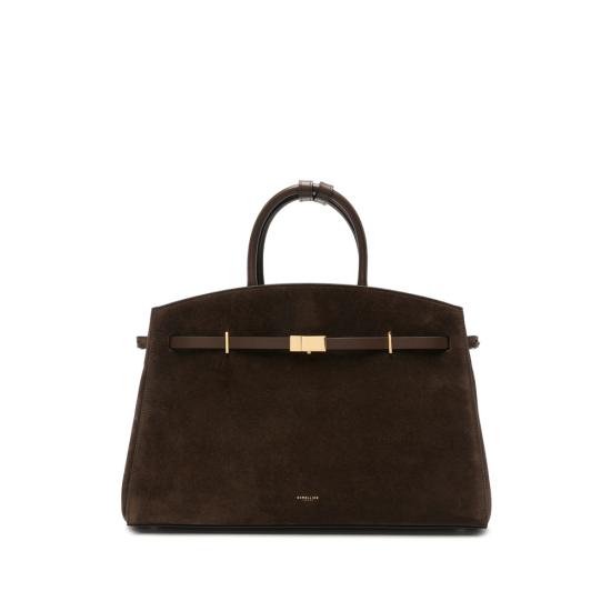 26FW 드멜리어 토트백 D101THE HUDSON SUEDESMOOT MOCHA BROWN