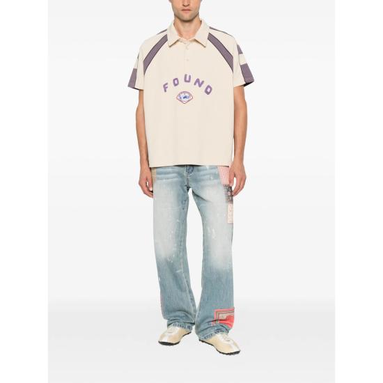 26FW 파운드 폴로 티셔츠 VE02012 8464 NEUTRALS PURPLE - FOUND