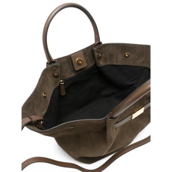 26FW 드멜리어 토트백 N81MIDI NEW YO SUEDESMOOT HAZEL BROWN - DEMELLIER