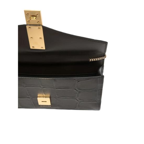 26FW 드멜리어 클러치/파우치 N105VANCOUVER LARGECROC DKCHO BROWN - DEMELLIER