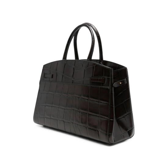 26FW 드멜리어 The Midi Hudson 미디 허드슨 토트백 D111THE MIDI H LARGECROC DKCHO BROWN - DEMELLIER