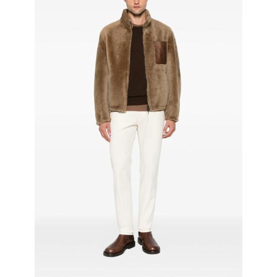 26FW 살바토레 산토로 가죽 자켓 51529 U CAMEL BROWN - SALVATORE SANTORO