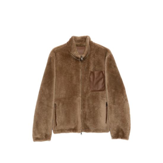 26FW 살바토레 산토로 가죽 자켓 51529 U CAMEL BROWN