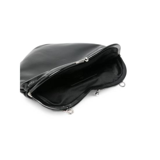 26FW 비비안웨스트우드 벨 하트 프레임 퍼스 4B01000CW L00EO N401 BLACK - VIVIENNE WESTWOOD