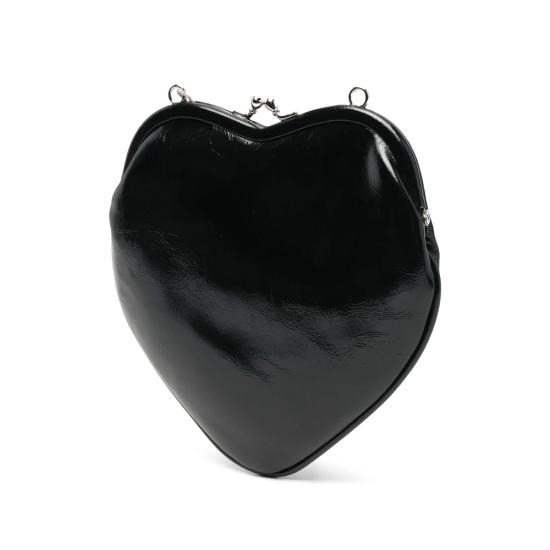 26FW 비비안웨스트우드 벨 하트 프레임 퍼스 4B01000CW L00EO N401 BLACK - VIVIENNE WESTWOOD