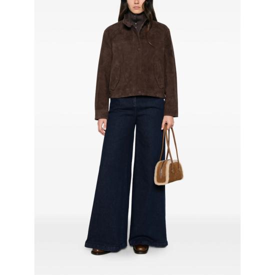 26FW JC 소피 가죽 자켓 P5701 DKBRO BROWN - JC SOPHIE
