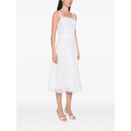 26FW 캐롤리나 헤레라 원피스 PS2611N527HFL 100 WHITE - CAROLINA HERRERA
