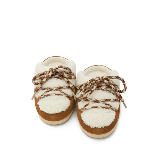 26FW 문부츠 슈즈 80D1470100 MA03 WHITE BROWN - MOON BOOT