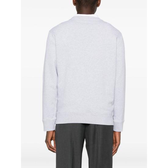 26FW 메종키츠네 폭스 헤드 레귤러 폴로 티셔츠 PM00303KM0340 LGRME GREY - MAISON KITSUNE