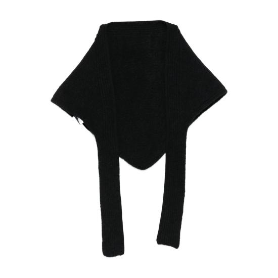 26FW 자크뮈스 르 샤를 그로 그레인 숄 ACU00669 AK00227 990 BLACK