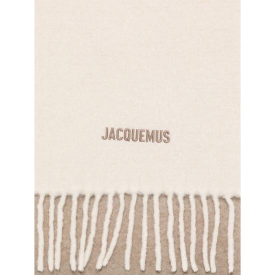 26FW 자크뮈스 레샤페 모아종 그라디언트 머플러 ACU00574 AOT4032 015 NEUTRALS BROWN - JACQUEMUS